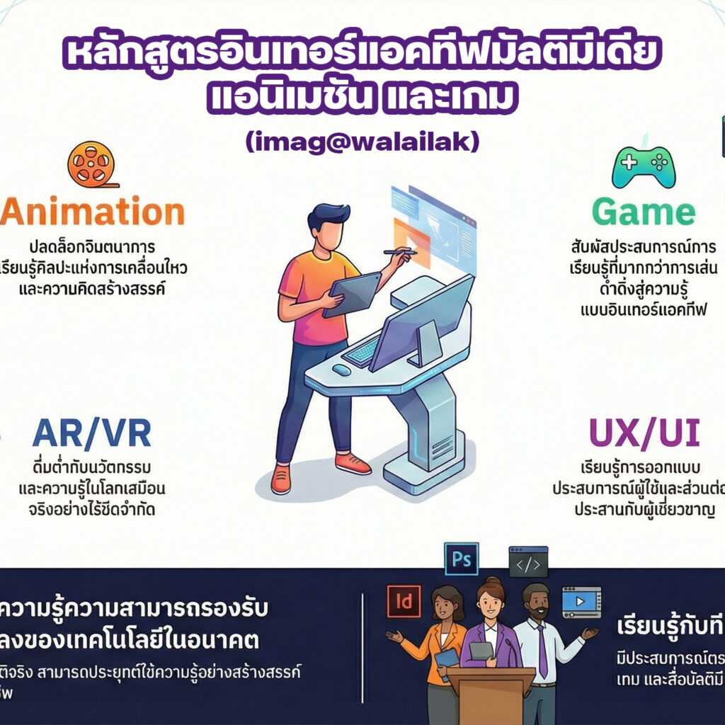 คุณถนัดสายไหน? ชอบแบบไหน? ที่ IMAG@Walailak เราเปิดโอกาสให้คุณเลือกเส้นทางที่ใช่